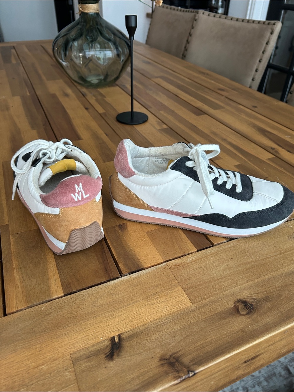 Madewell League Sneakers in Washed Nubuck & Suede